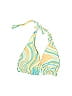 Aurelle Print Yellow Swimsuit Top Size L - photo 1