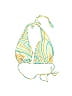 Aurelle Print Yellow Swimsuit Top Size L - photo 2