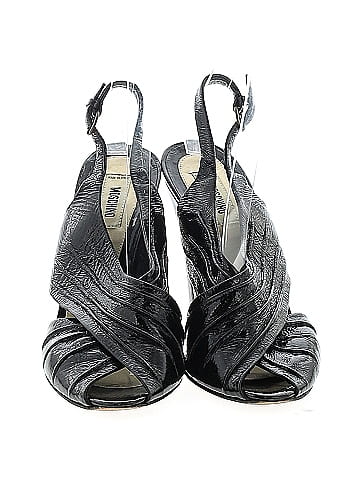 Moschino Vintage Patent Leather Slingback Pumps (view 2)