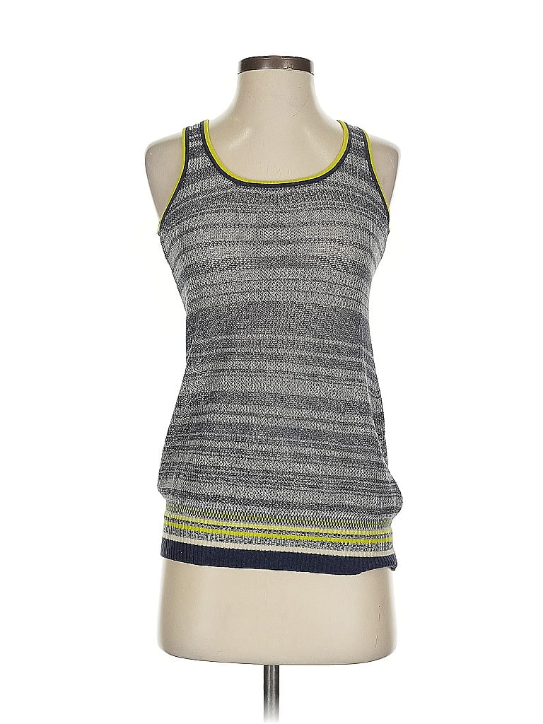 Pre-owned Minnie Rose Sleeveless Top Gray Scoop Neck Tops