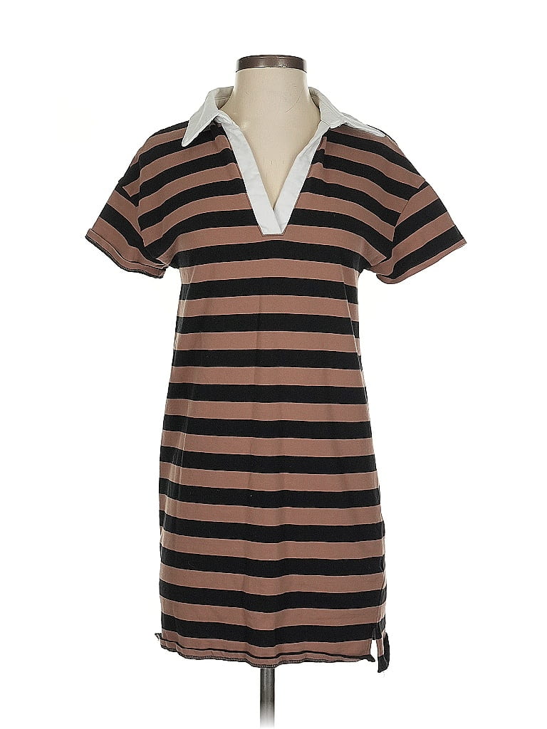 Pre-owned Evereve Casual Dress In Brown