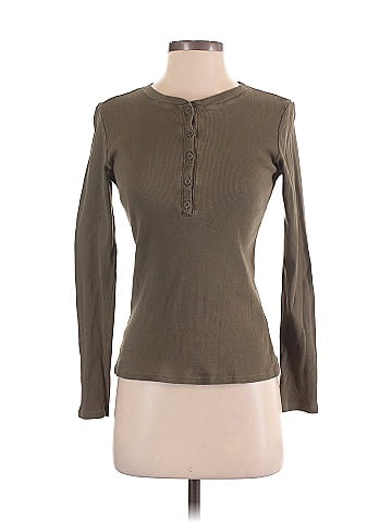 Nili Lotan Long Sleeve Henley (view 1)
