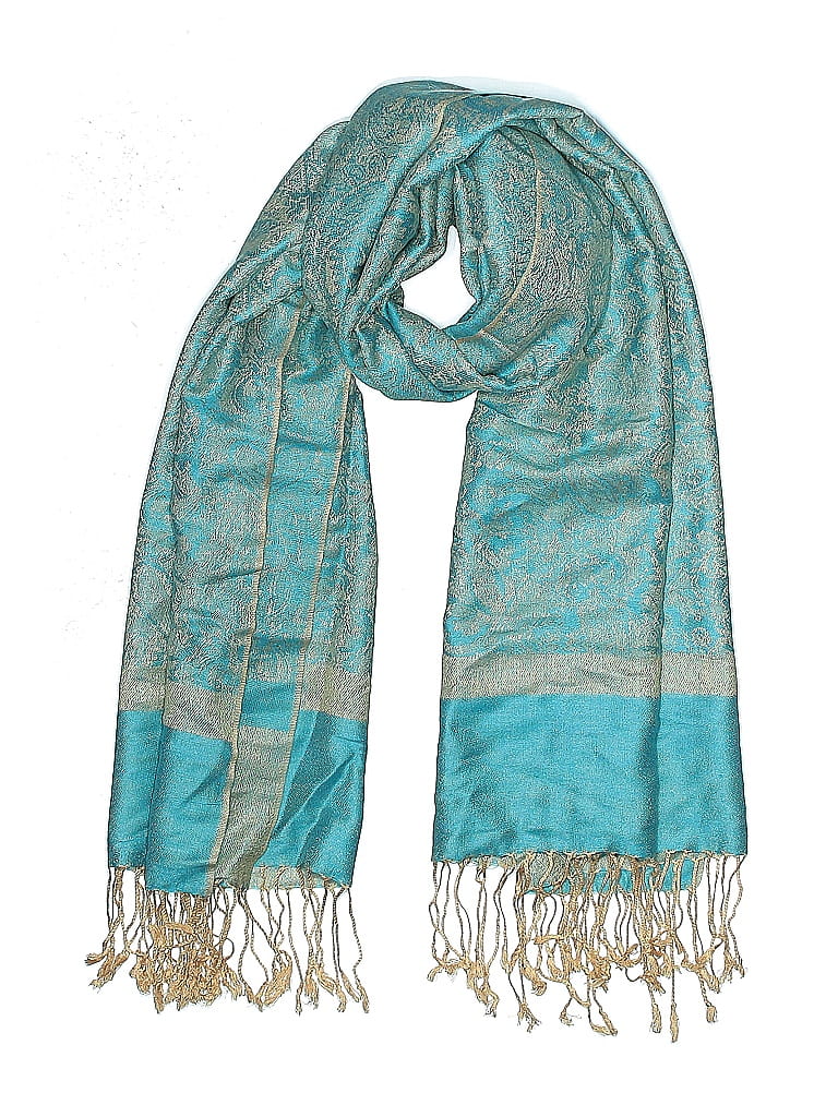 Pashmina Teal Blue Scarf One size - photo 1
