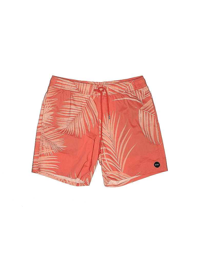 RVCA Tropical Orange Board Shorts Size M - photo 1