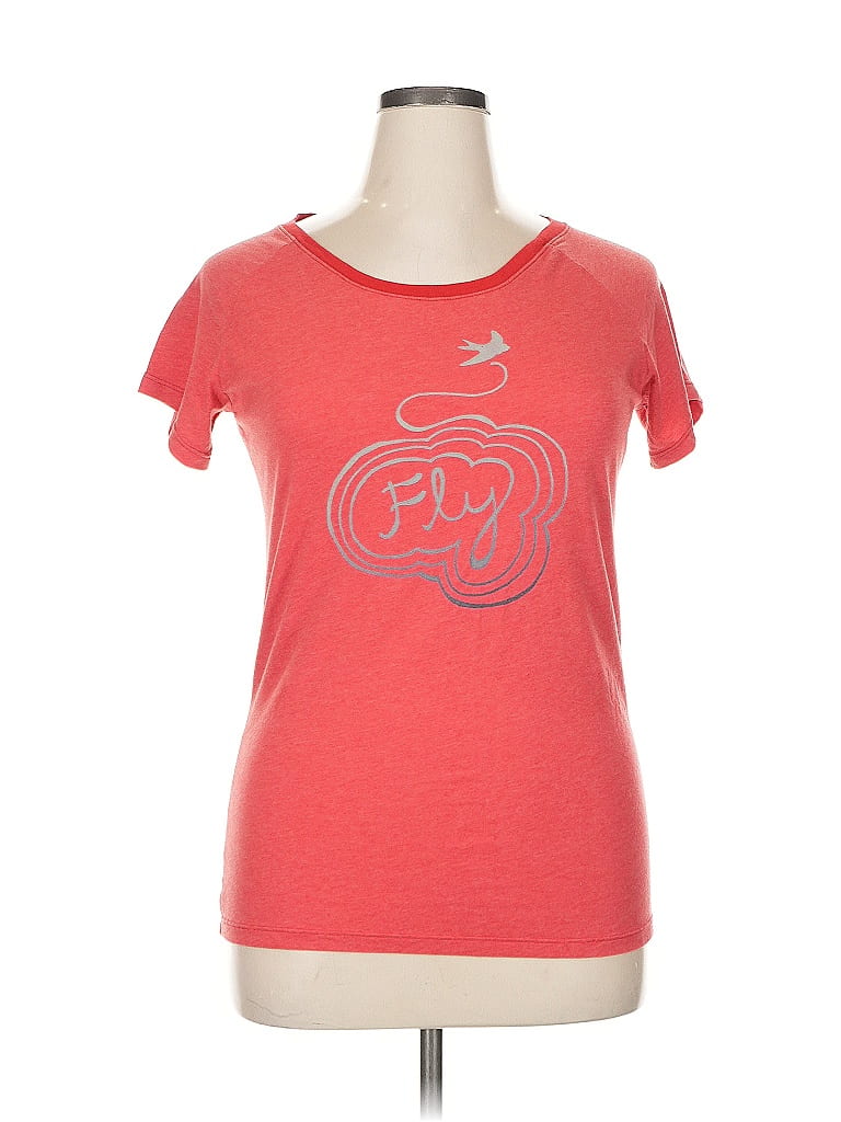 Oiselle Red Short Sleeve T-Shirt Size XL - photo 1