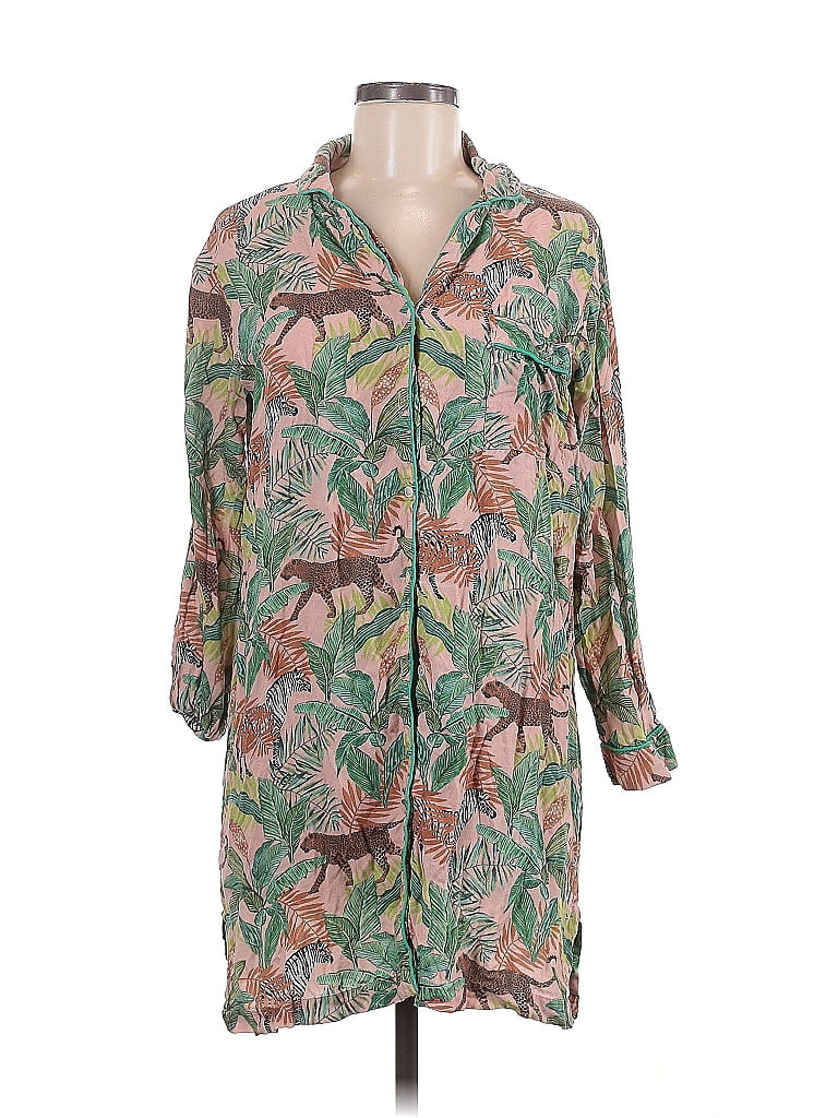 World Market 100% Viscose Green Casual Dress Size S - photo 1