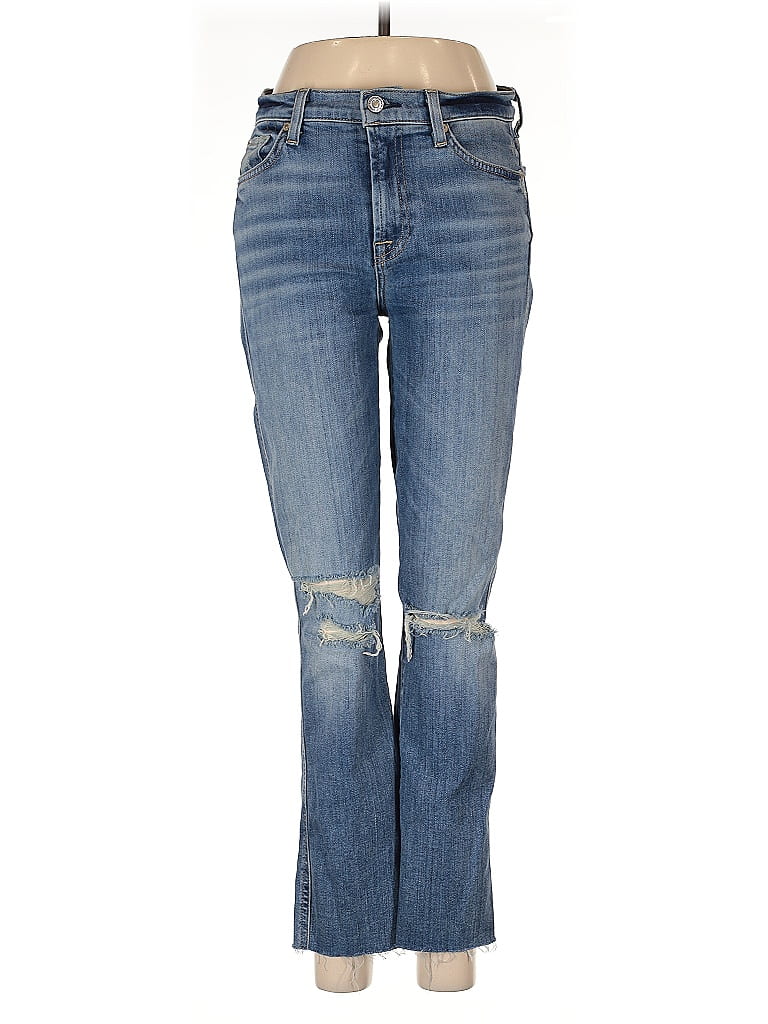 Pre-owned 7 For All Mankind Jeans In Blue