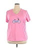 Life Is Good 100% Cotton Pink Short Sleeve T-Shirt Size XXL - photo 1