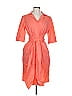 Lafayette 148 New York Orange Casual Dress Size 12 - photo 1