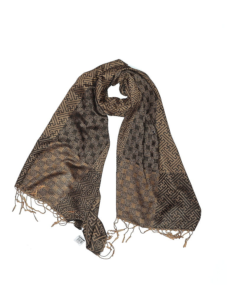 Pashmina 100% Pashmina Brown Scarf One size - photo 1