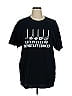 Fruit of the Loom 100% Cotton Black Short Sleeve T-Shirt Size XL - photo 1