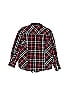 Guess 100% Cotton Plaid Burgundy Long Sleeve Button-Down Shirt Size 7 (big kids) - photo 2