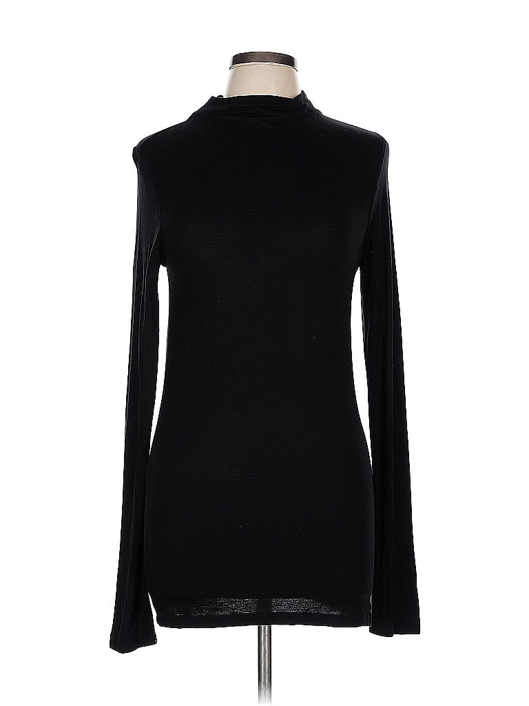 Modern Citizen Black Long Sleeve Turtleneck Size L - photo 1