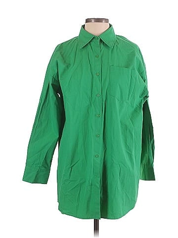 YMI 3/4 Sleeve Button-Down Shirt (view 1)