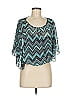 BCX Teal 3/4 Sleeve Blouse Size M - photo 1