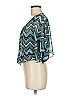 BCX Teal 3/4 Sleeve Blouse Size M - photo 5
