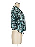 BCX Teal 3/4 Sleeve Blouse Size M - photo 4