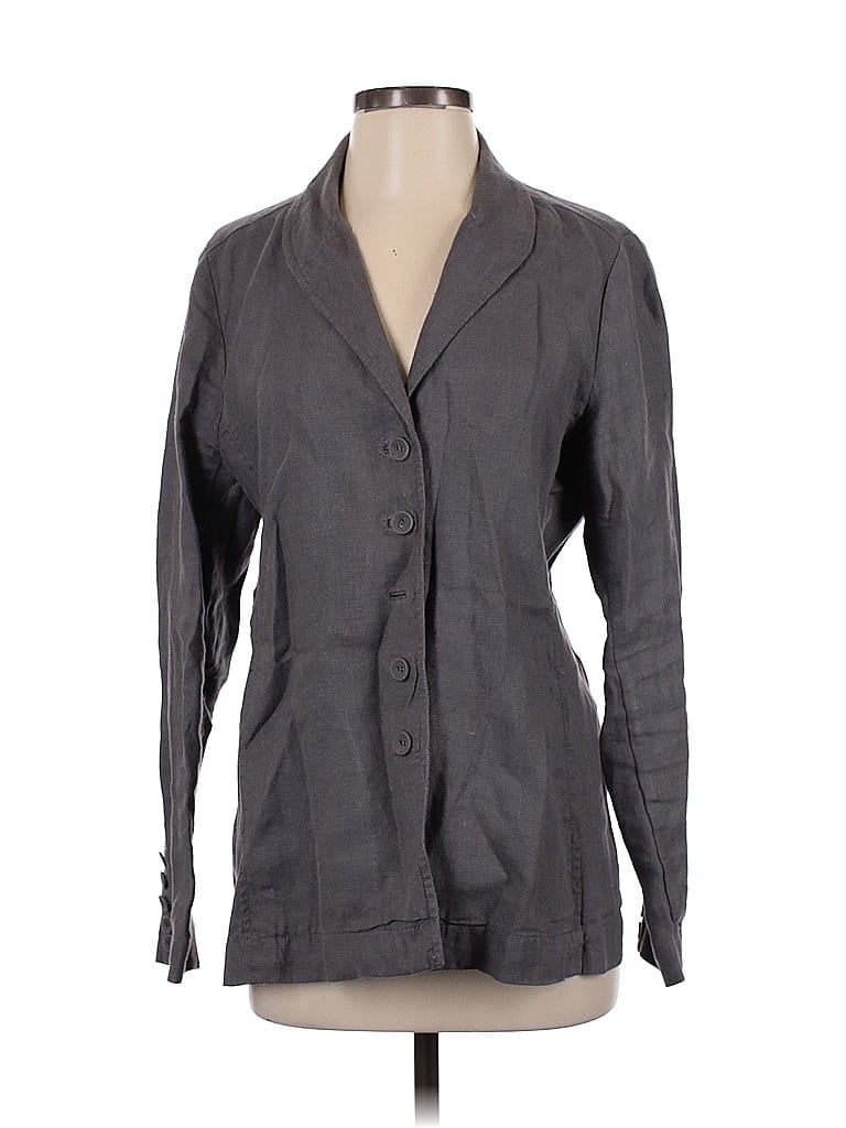 Click to view more detailed imagery on our partner's website Pre-owned Eileen Fisher Blazer Jacket In Gray