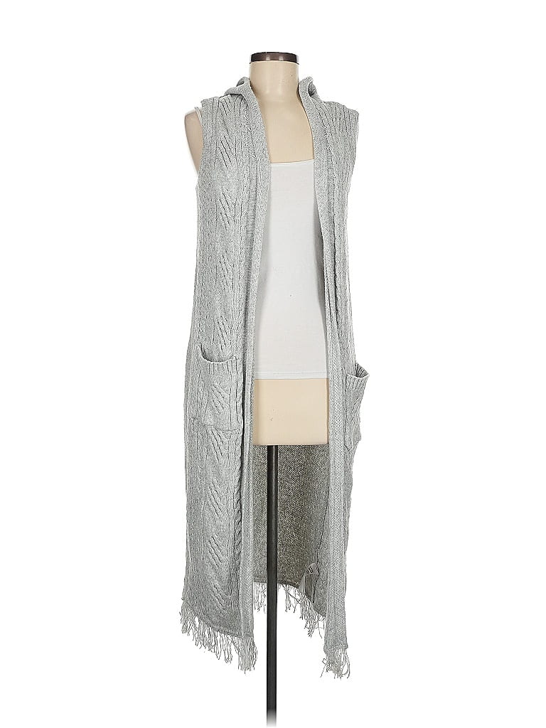 Pre-owned Cupcakes And Cashmere Sweater Vest In Gray