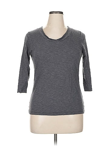 Danskin Now 3/4 Sleeve T-Shirt (view 1)