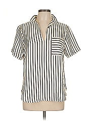 J.Crew Collection Short Sleeve Silk Top