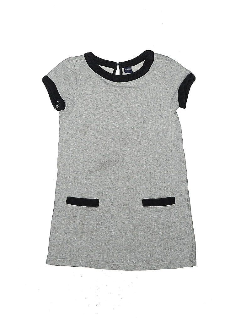 Pre-owned Baby Gap Kids' Dress In Gray