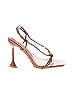 H By Halston Solid Ivory Brown Heels Size 9 - photo 1