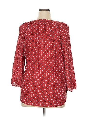 Counterparts 3/4 Sleeve Blouse (view 2)