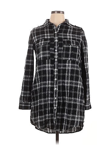 Romantic Hut Long Sleeve Button-Down Shirt (view 1)