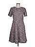 Ann Taylor LOFT Tweed Gray Casual Dress Size 12 - photo 1