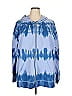 LIVI Tie-dye Blue Zip Up Hoodie Size 26 - photo 1