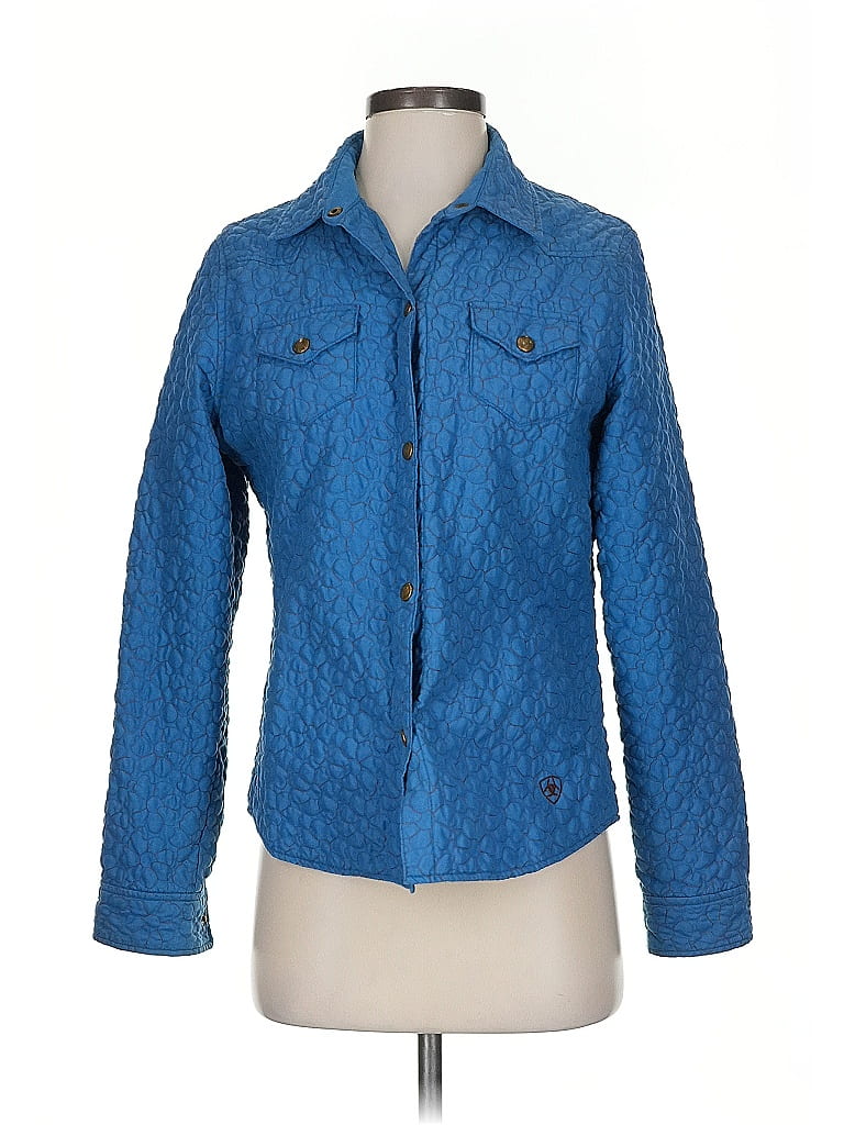 Ariat 100% Polyester Blue Jacket Size S - photo 1