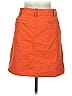 G1 100% Cotton Solid Orange Casual Skirt Size 2 - photo 2
