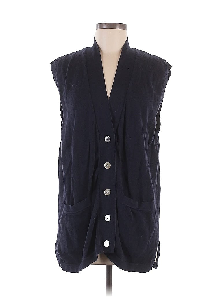 Lord & Taylor 100% Cotton Blue Vest Size L - photo 1