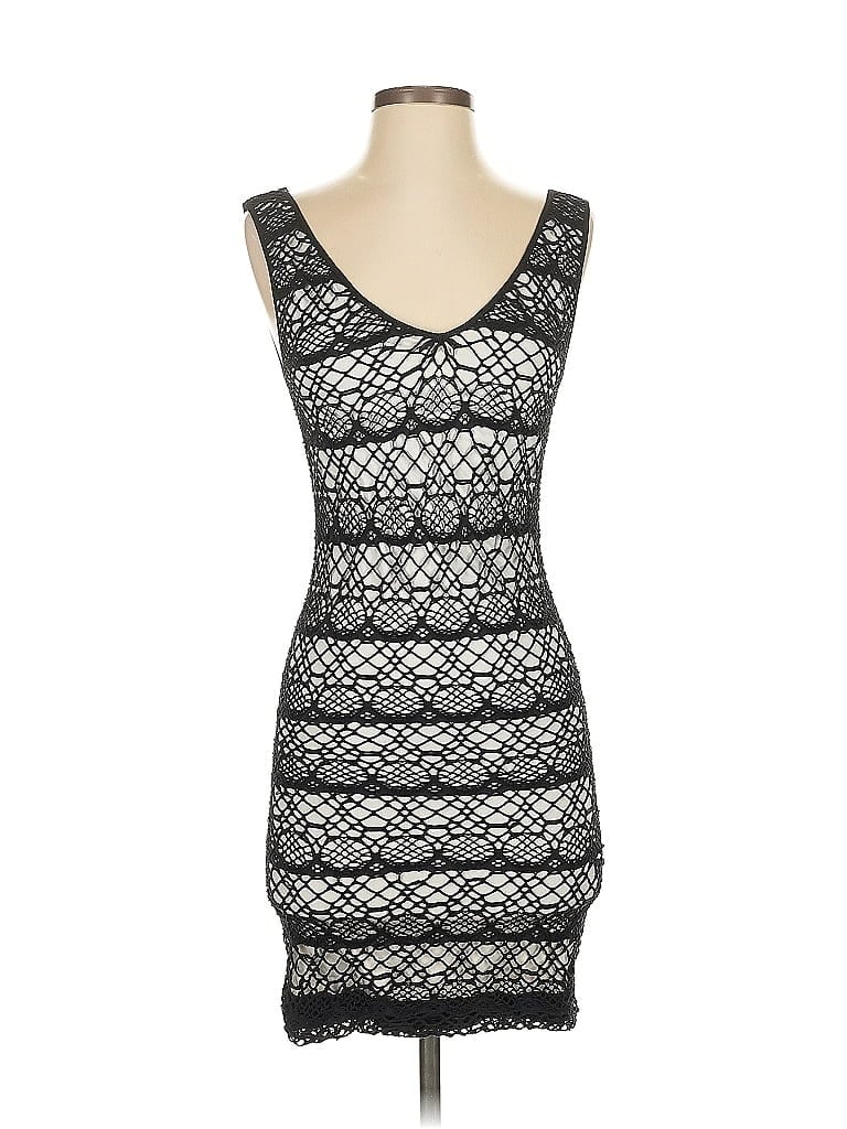 Bebe Black Cocktail Dress Size 1 - photo 1