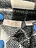 Belle By Kim Gravel Plaid Black Gray Coat Size L - photo 6