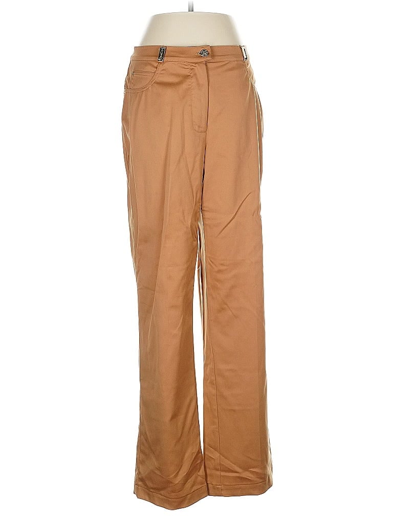 St. John Sport Solid Tan Casual Pants Size 6 - photo 1