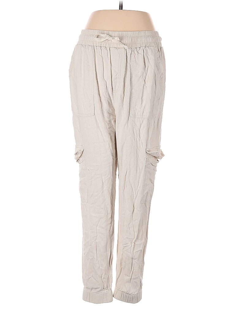 Pre-owned Splendid Cargo Pants In White