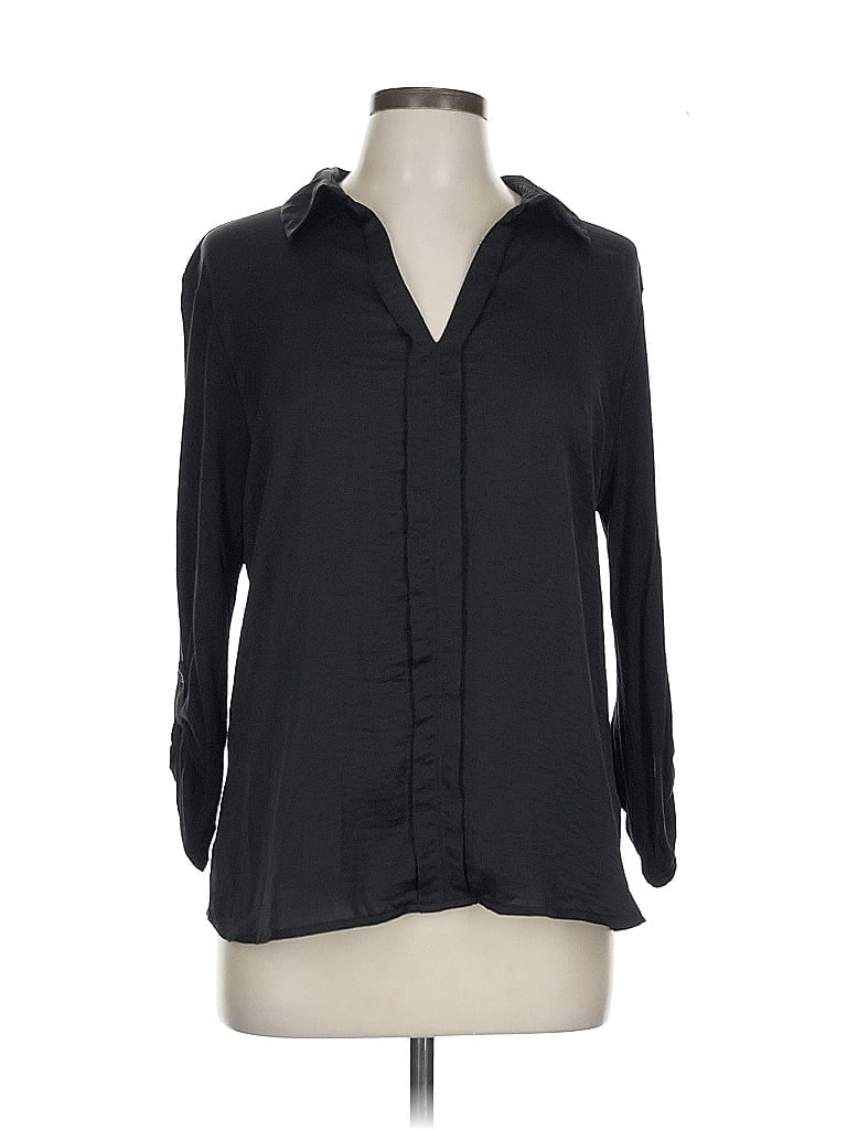 Pre-owned Daisy Fuentes Long Sleeve Blouse