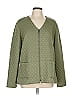 LOGO by Lori Goldstein Green Jacket Size L - photo 1