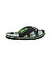 Reef Green Black Flip Flops Size 11 - photo 1
