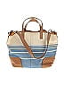 Coach Stripes Blue Tan Satchel One size - photo 1