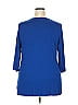 Ellos Blue 3/4 Sleeve Blouse Size 18 - photo 2