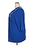 Ellos Blue 3/4 Sleeve Blouse Size 18 - photo 5