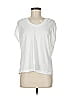 Ann Taylor LOFT 100% Cotton White Short Sleeve T-Shirt Size M - photo 1