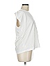 Ann Taylor LOFT 100% Cotton White Short Sleeve T-Shirt Size M - photo 4