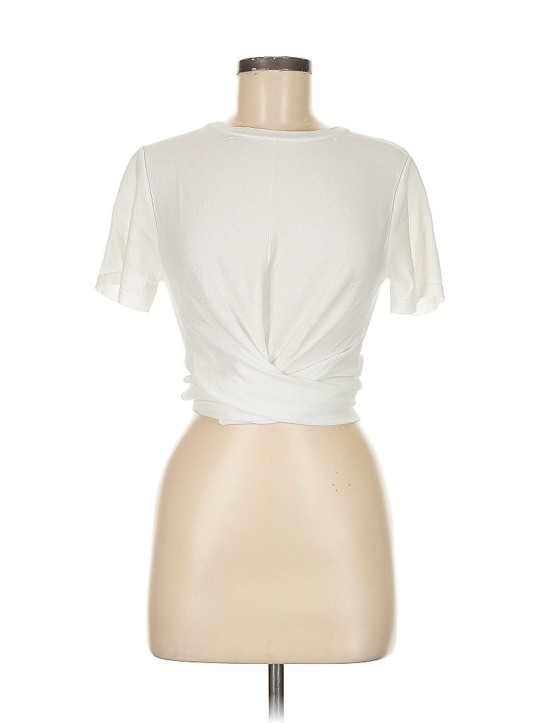 Modern Citizen Ivory White Short Sleeve Top Size M - photo 1