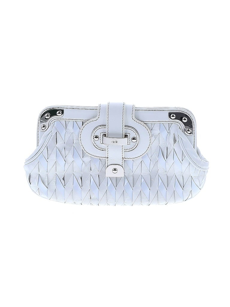 Rafe New York 100% Leather White Leather Clutch One size - photo 1