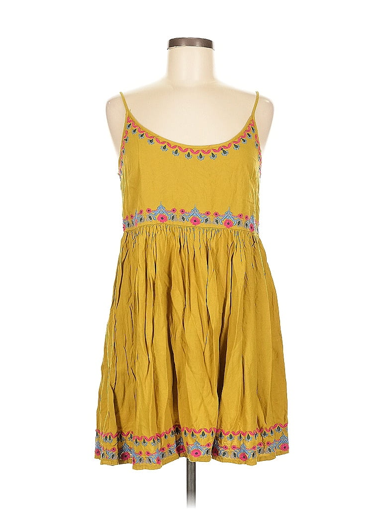 Natural Life Yellow Casual Dress Size M - photo 1