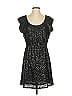 J.Crew Collection 100% Polyester Stars Black Cocktail Dress Size 4 - photo 1